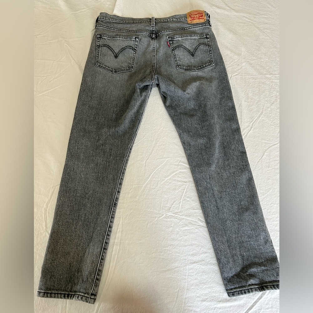 EUC Levi’s 501T Denim Jeans W30 x L28 Tapered Fit Gray Levi Strauss 501’s